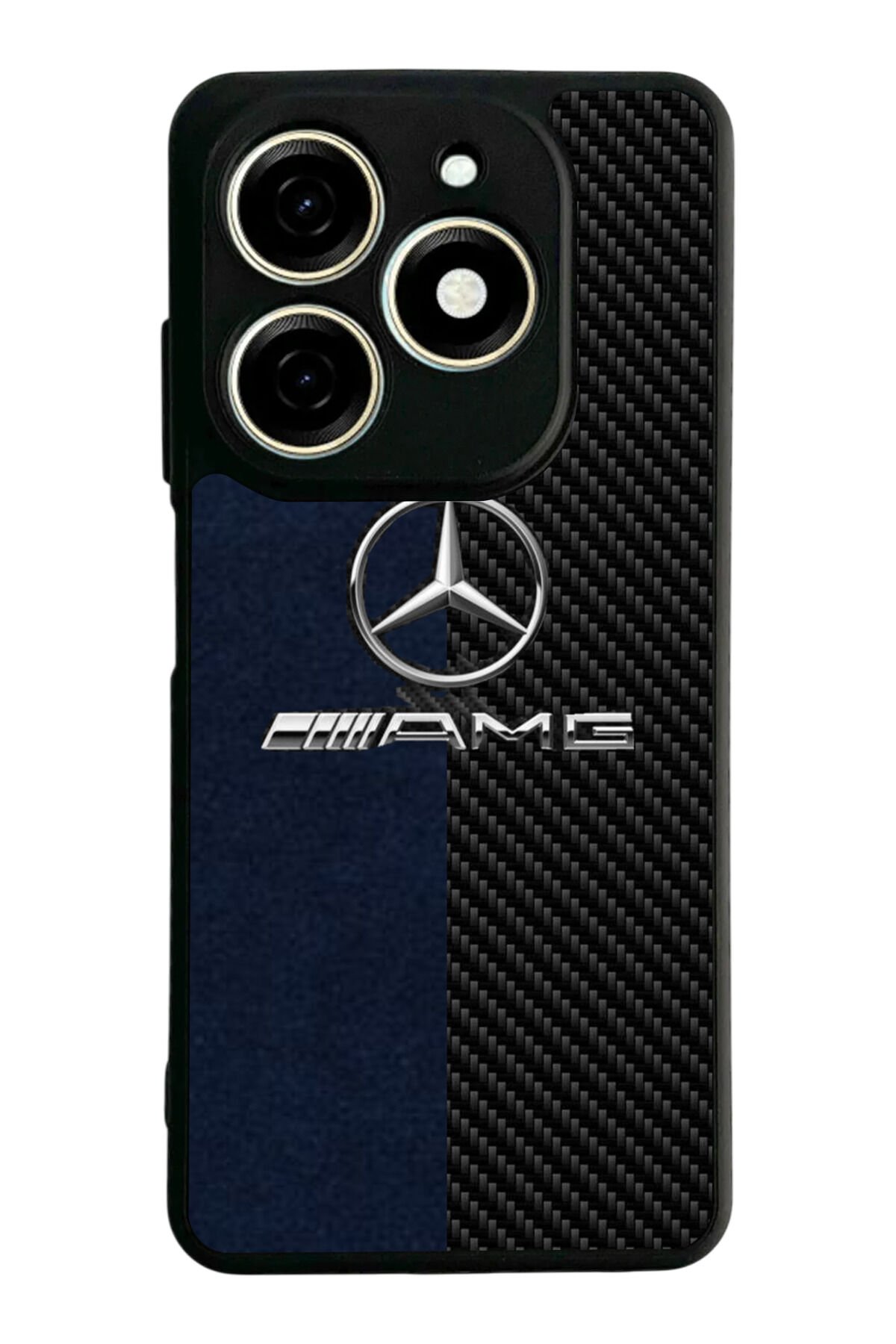 Infınıx Smart 8 Pro Uyumlu Mercedes Tasarımlı Glossy Premium Kılıf