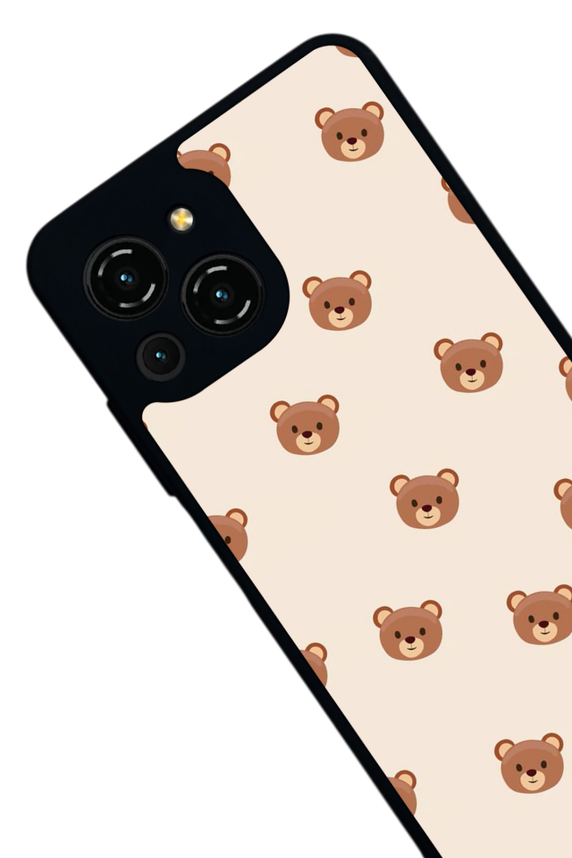 Reeder S23 Pro Max Uyumlu Ayı Tasarımlı Glossy Premium Kılıf