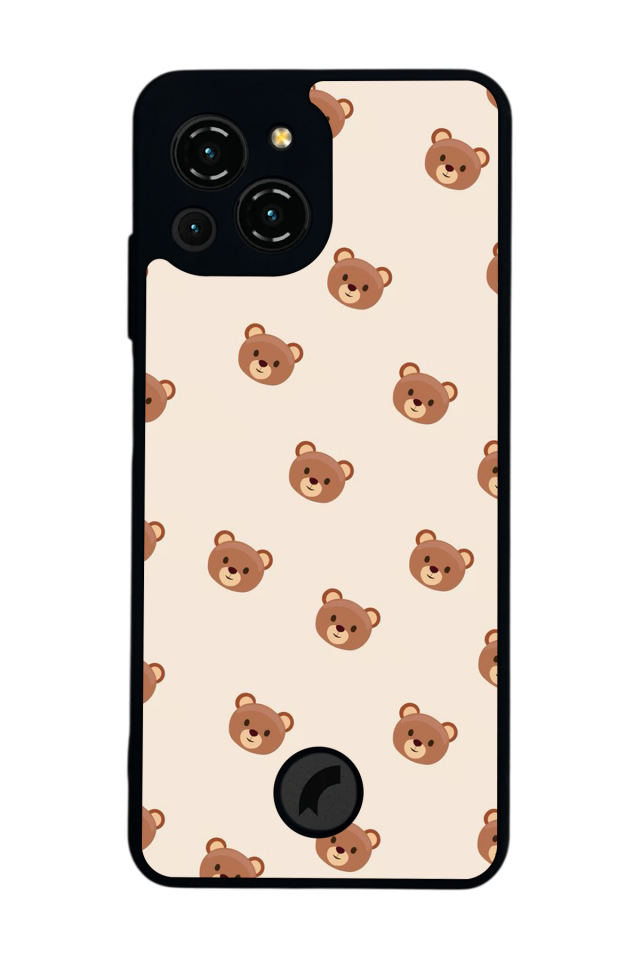 Reeder S23 Pro Max Uyumlu Ayı Tasarımlı Glossy Premium Kılıf