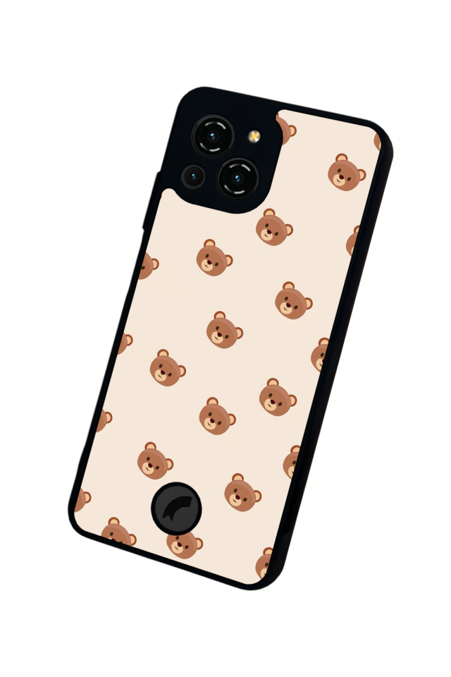 Reeder S23 Pro Max Uyumlu Ayı Tasarımlı Glossy Premium Kılıf