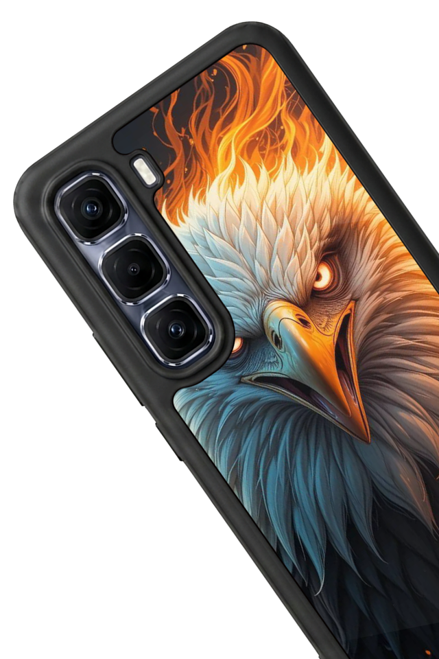 Infinix Hot 60 Pro Plus Uyumlu Besiktas Tasarımlı Glossy Premium Kılıf