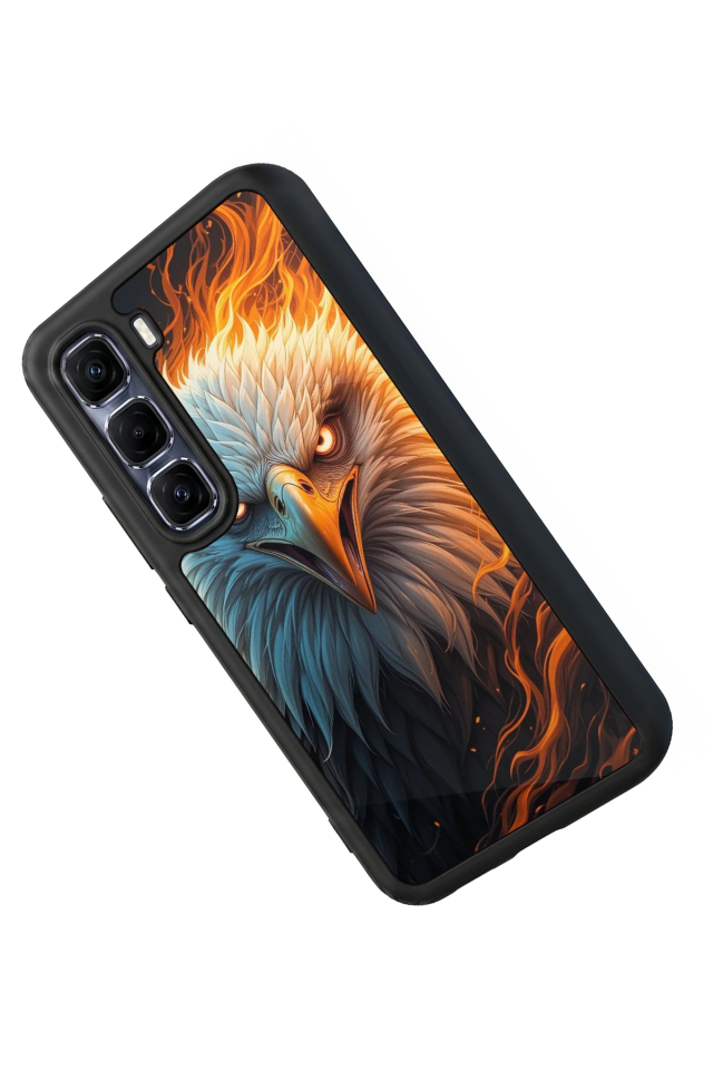 Infinix Hot 60 Pro Plus Uyumlu Besiktas Tasarımlı Glossy Premium Kılıf