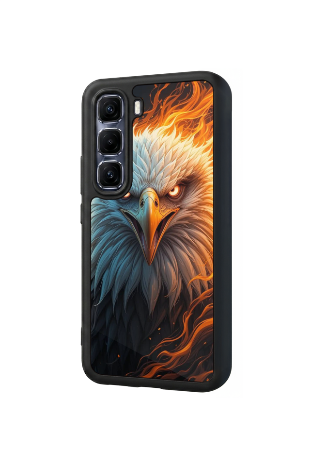 Infinix Hot 60 Pro Plus Uyumlu Besiktas Tasarımlı Glossy Premium Kılıf