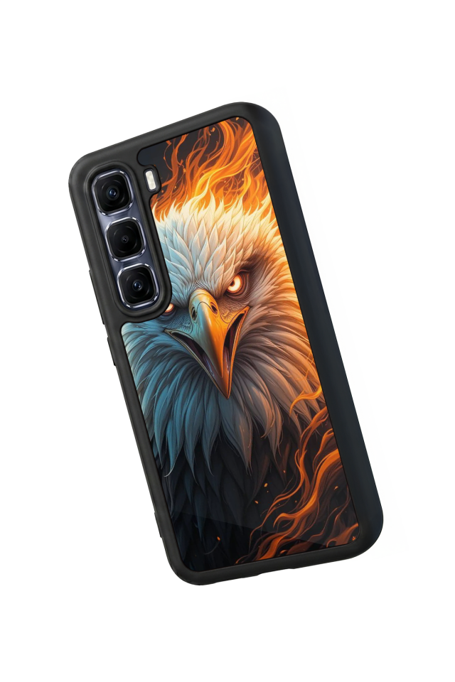 Infinix Hot 60 Pro Plus Uyumlu Besiktas Tasarımlı Glossy Premium Kılıf