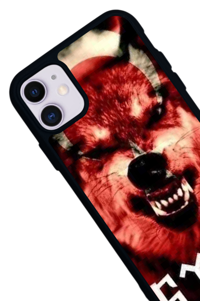iPhone 11 Uyumlu Bozkurt Tasarımlı Glossy Premium Kılıf