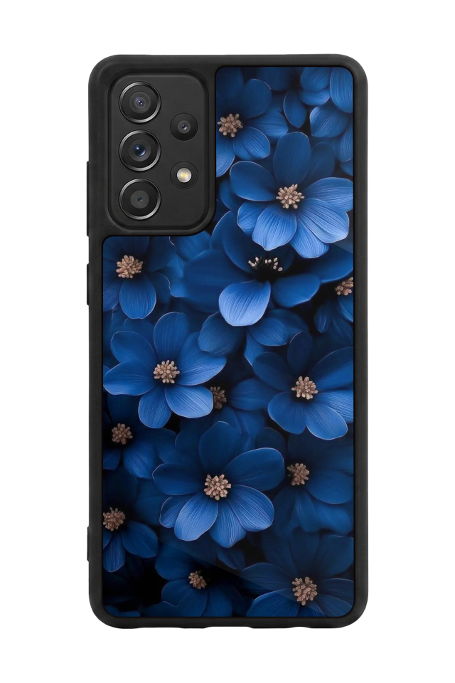 Samsung Galaxy A72 Uyumlu Cicek Tasarımlı Glossy Premium Kılıf