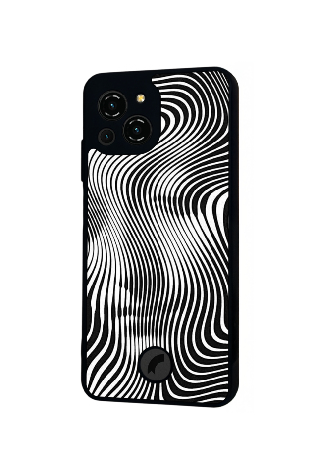 Reeder S23 Pro Max Uyumlu Çizgi Sanatı Tasarımlı Glossy Premium Kılıf