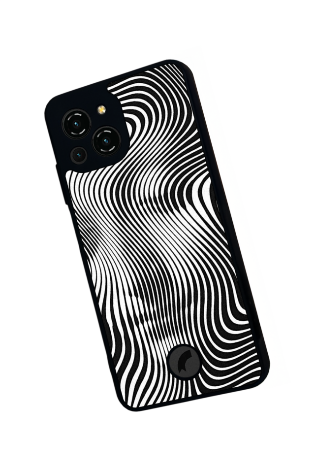 Reeder S23 Pro Max Uyumlu Çizgi Sanatı Tasarımlı Glossy Premium Kılıf