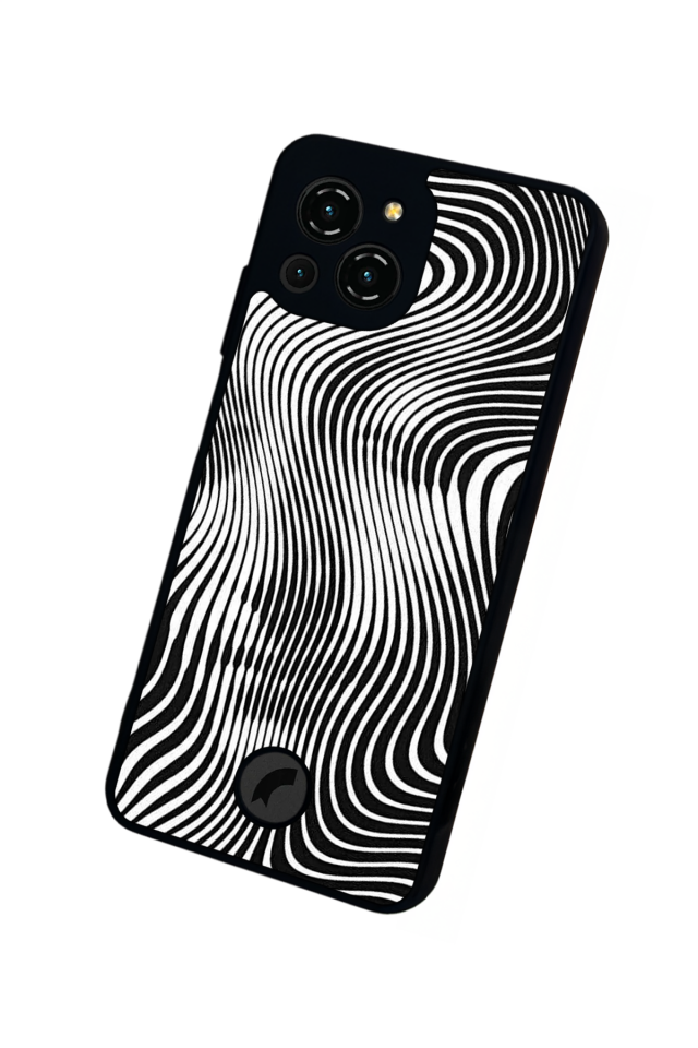 Reeder S23 Pro Max Uyumlu Çizgi Sanatı Tasarımlı Glossy Premium Kılıf
