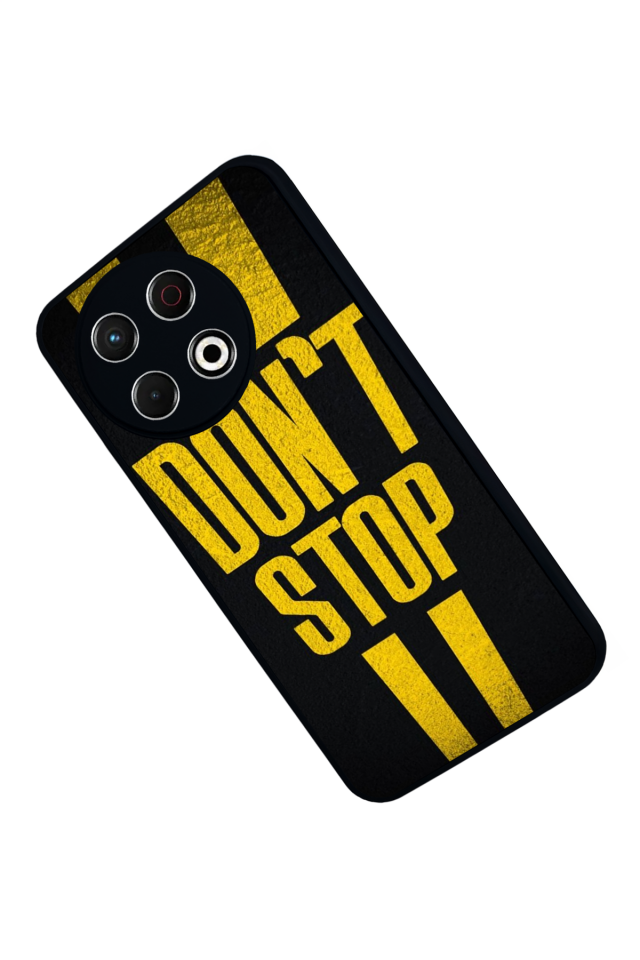 Tecno Spark 30 Pro Uyumlu Dont Stop Tasarımlı Glossy Premium Kılıf