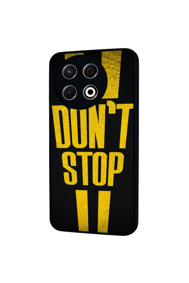 Tecno Spark 30 Pro Uyumlu Dont Stop Tasarımlı Glossy Premium Kılıf