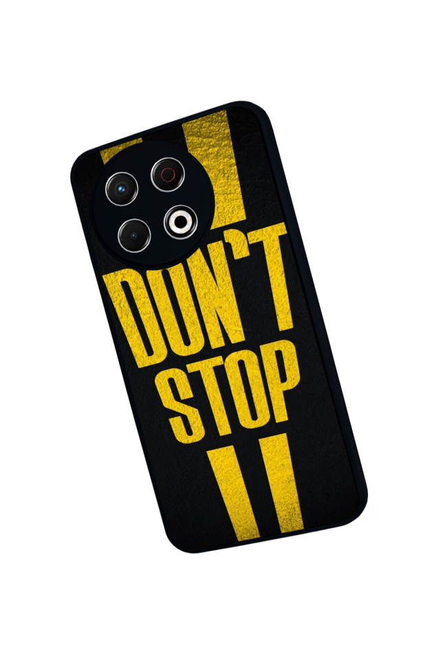 Tecno Spark 30 Pro Uyumlu Dont Stop Tasarımlı Glossy Premium Kılıf