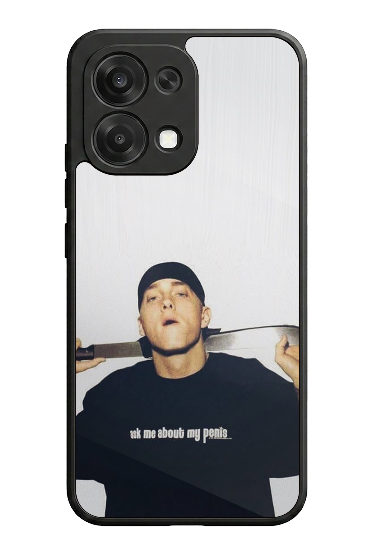 Oppo A6 Pro Uyumlu Eminem Tasarımlı Glossy Premium Kılıf