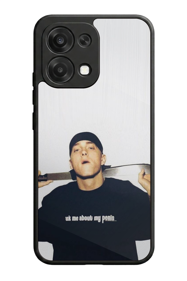 Oppo A6 Pro Uyumlu Eminem Tasarımlı Glossy Premium Kılıf