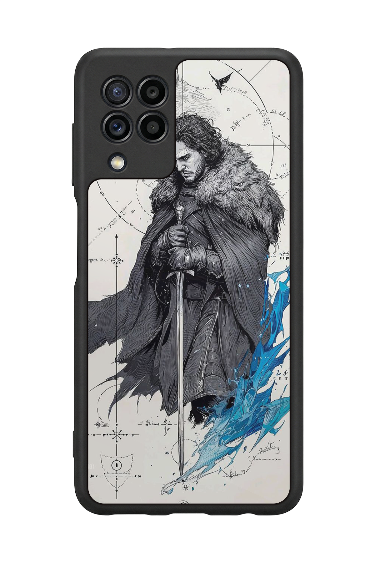 Samsung Galaxy M22 Uyumlu GameOfThrones Tasarımlı Glossy Premium Kılıf