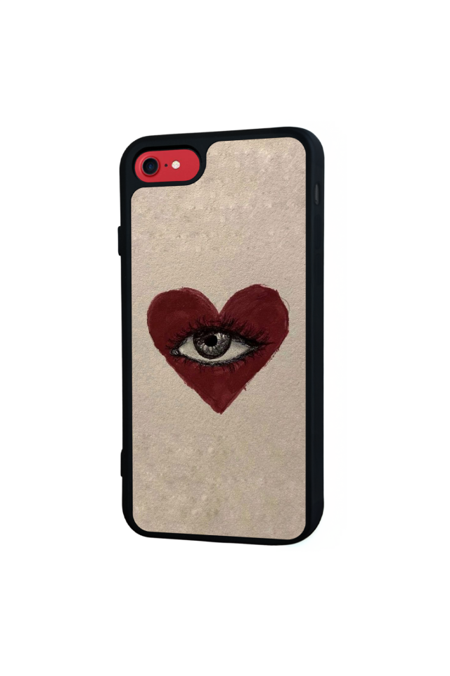 iPhone 8 Uyumlu Kalp Love Tasarımlı Glossy Premium Kılıf