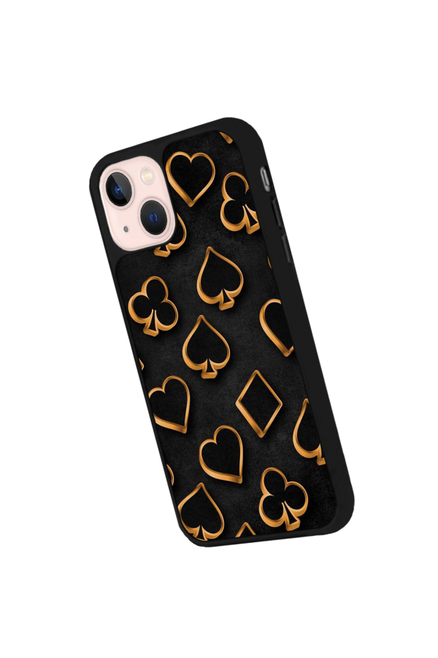 iPhone 13/14 Uyumlu Kart Tasarımlı Glossy Premium Kılıf