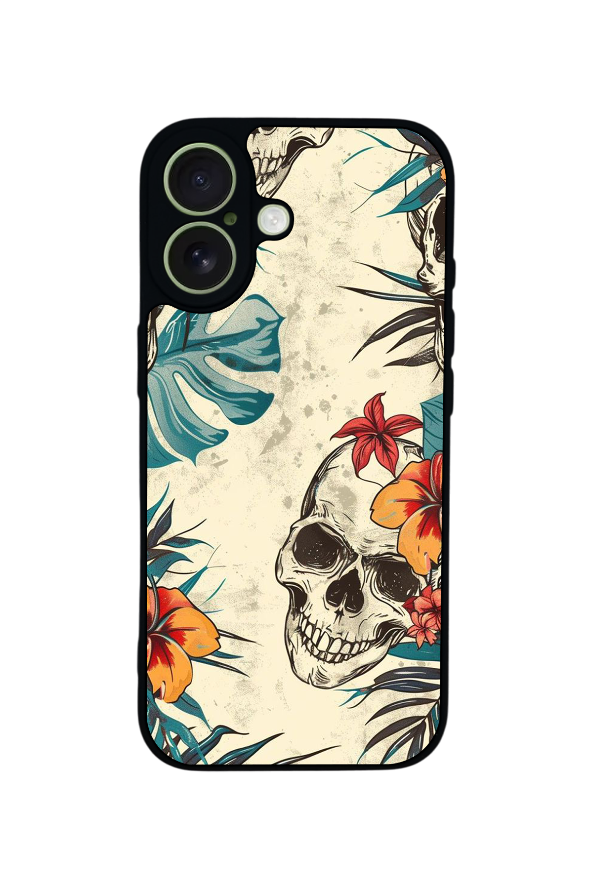 iPhone 17 Uyumlu KuruKafa Tasarımlı Glossy Premium Kılıf