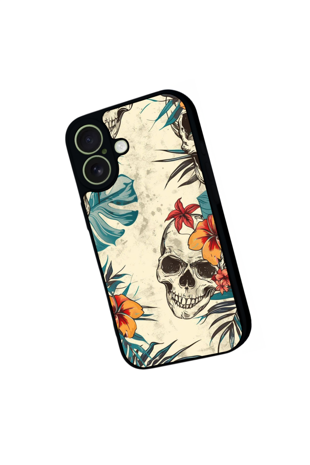 iPhone 17 Uyumlu KuruKafa Tasarımlı Glossy Premium Kılıf