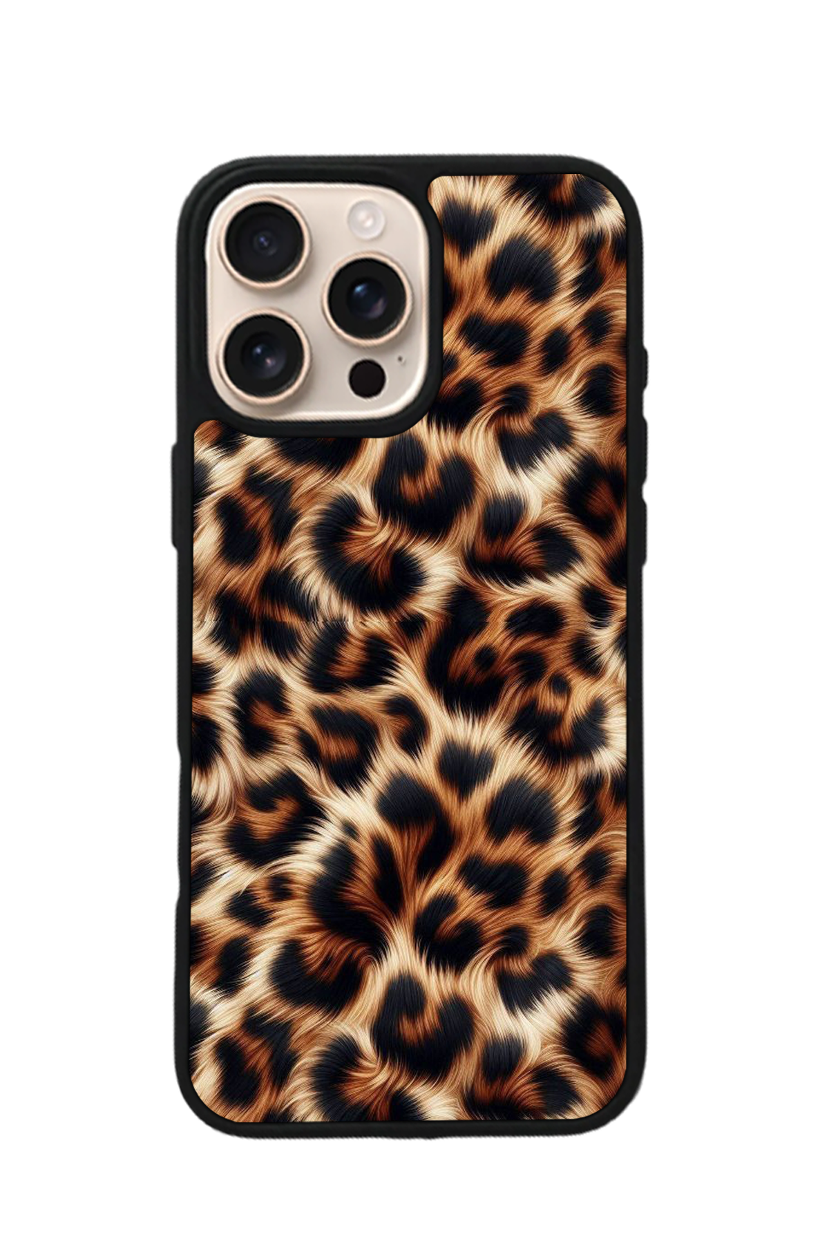 iPhone 14 Pro Uyumlu Leopar Tasarımlı Glossy Premium Kılıf