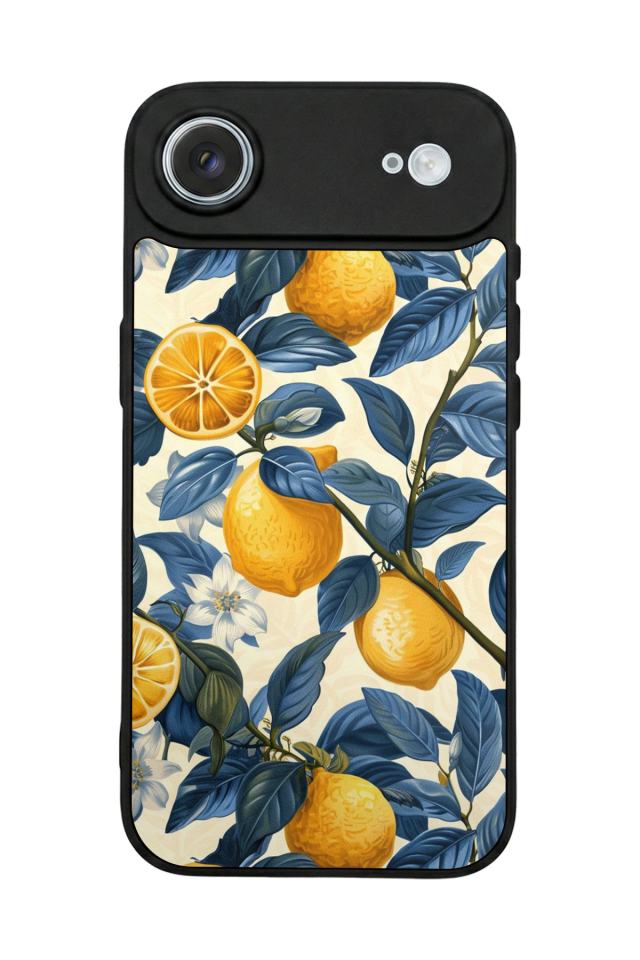 iPhone 17 Air Uyumlu Limon Tasarımlı Glossy Premium Kılıf