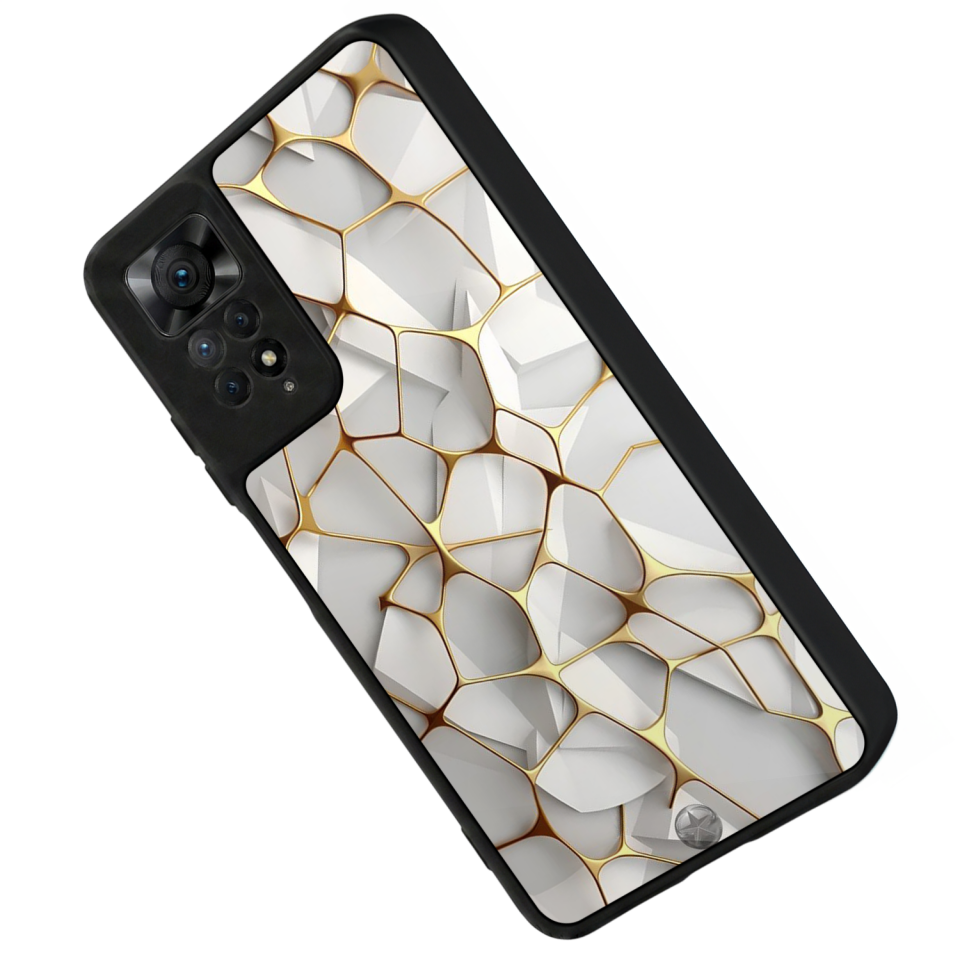 Xiaomi Redmi Note 12 Pro Uyumlu Mermer Marble Tasarımlı Glossy Premium Kılıf