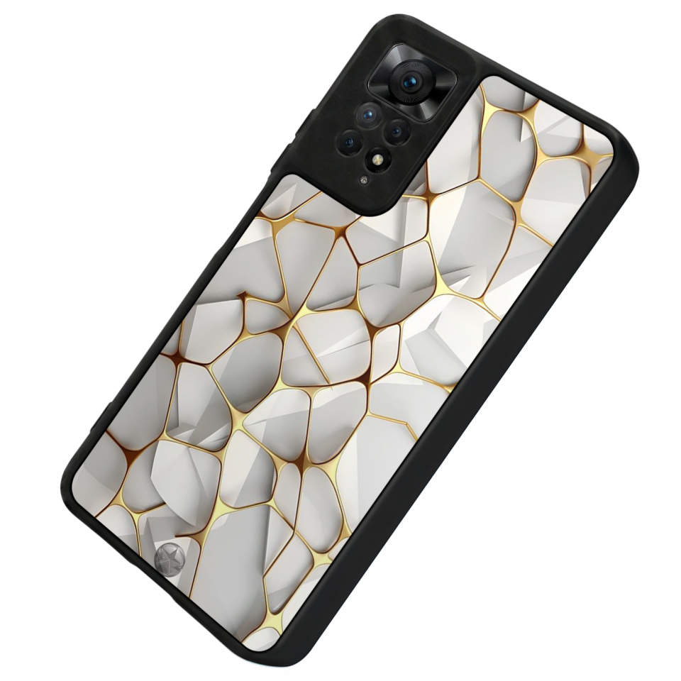 Xiaomi Redmi Note 12 Pro Uyumlu Mermer Marble Tasarımlı Glossy Premium Kılıf