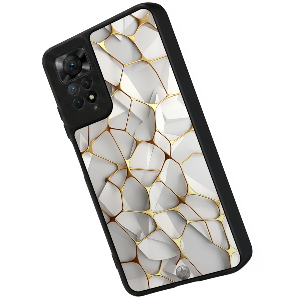 Xiaomi Redmi Note 12 Pro Uyumlu Mermer Marble Tasarımlı Glossy Premium Kılıf