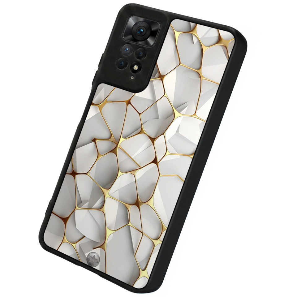 Xiaomi Redmi Note 12 Pro Uyumlu Mermer Marble Tasarımlı Glossy Premium Kılıf