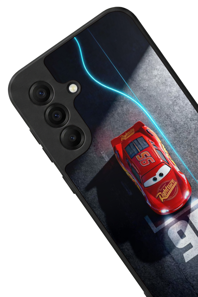 Samsung Galaxy A17 Uyumlu Şimsek McQueen Tasarımlı Glossy Premium Kılıf