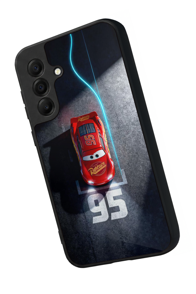 Samsung Galaxy A17 Uyumlu Şimsek McQueen Tasarımlı Glossy Premium Kılıf