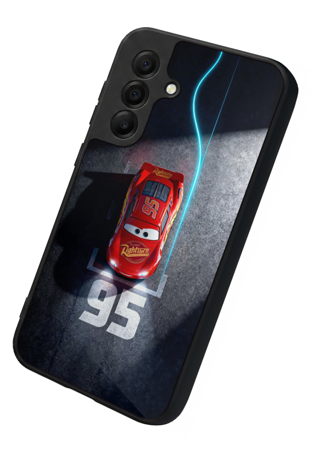 Samsung Galaxy A17 Uyumlu Şimsek McQueen Tasarımlı Glossy Premium Kılıf