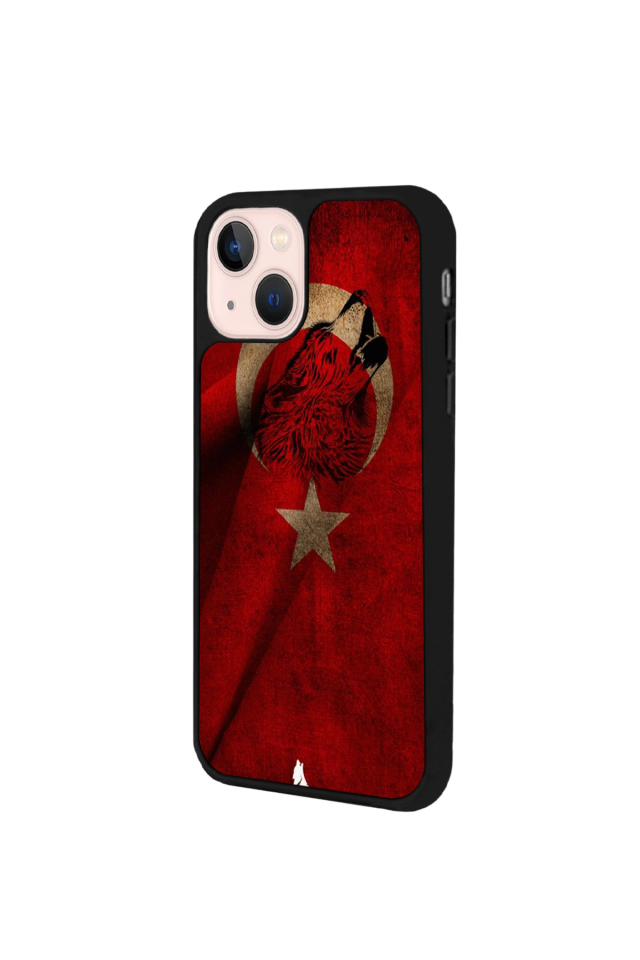 iPhone 15 Plus Uyumlu Türk Bayragi Tasarımlı Glossy Premium Kılıf