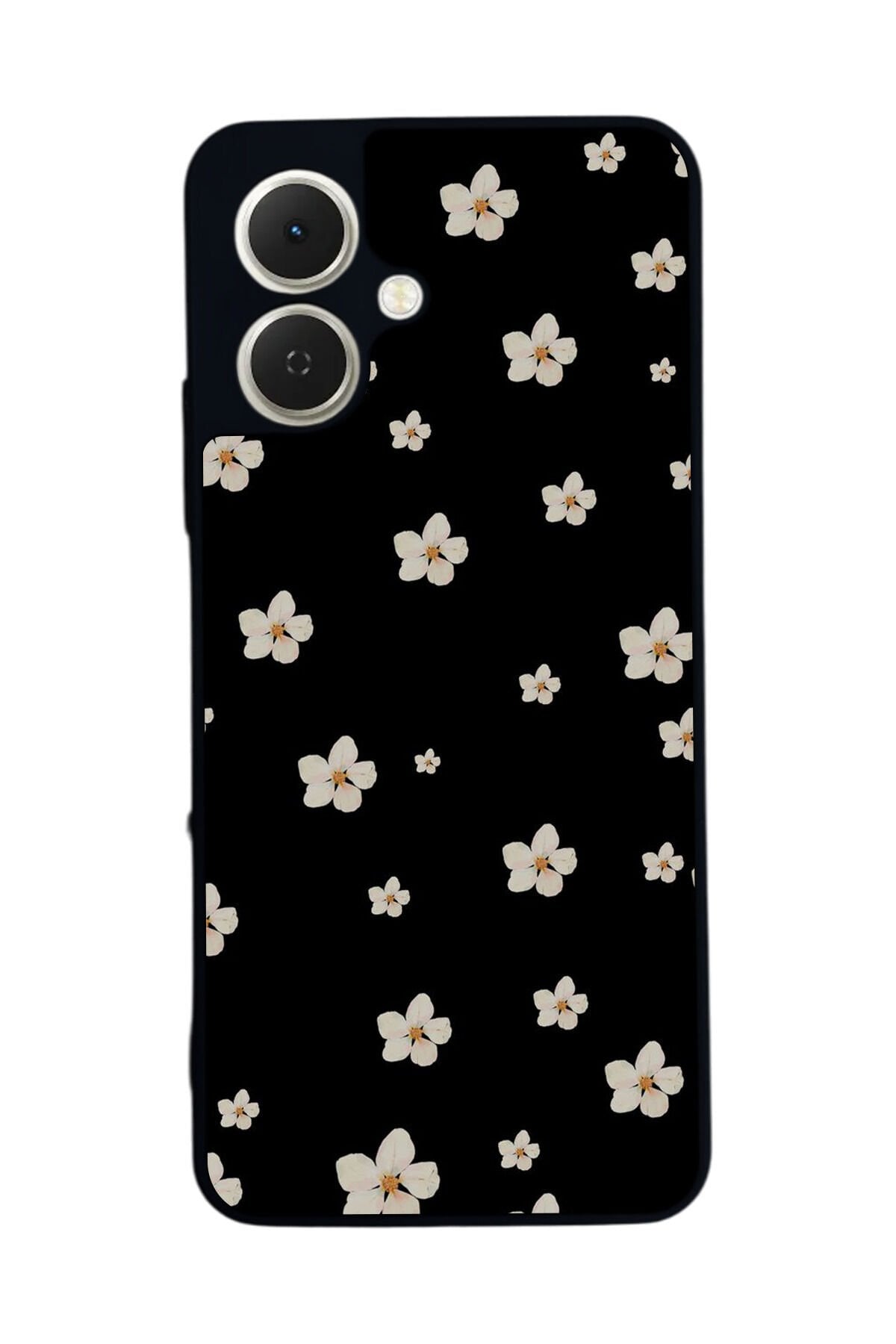 Tecno Spark GO 2 Uyumlu Cicek Tasarımlı Glossy Premium Kılıf