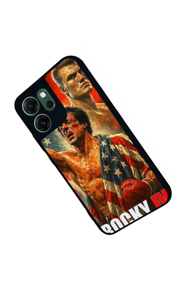 Oppo Reno 14F Uyumlu Rocky Tasarımlı Glossy Premium Kılıf