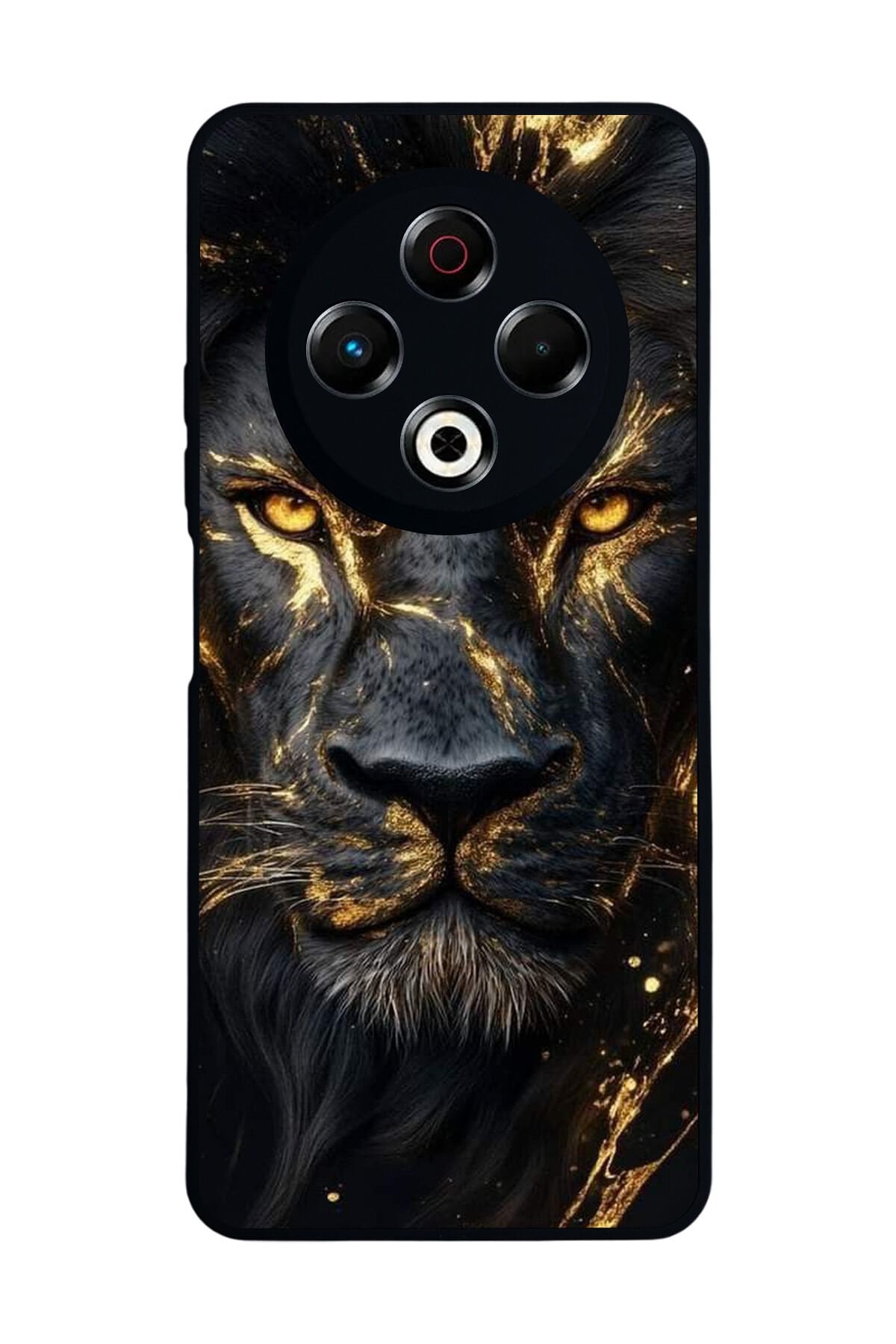 Tecno Spark 30 Uyumlu Aslan Tasarımlı Glossy Premium Kılıf