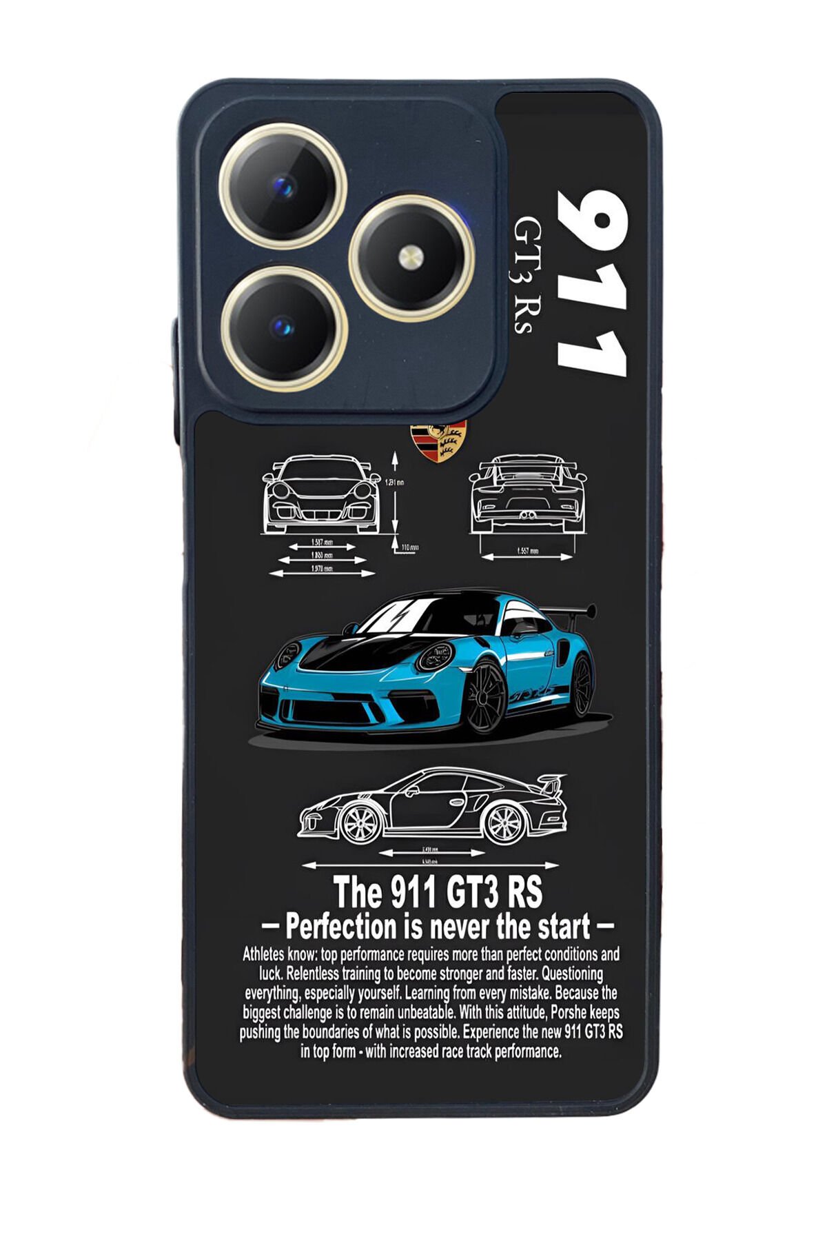 Realme C63 Mat Uyumlu Siyah Kılıf – Yumuşak Silikon, Koruyucu, Şok Emici Kapak