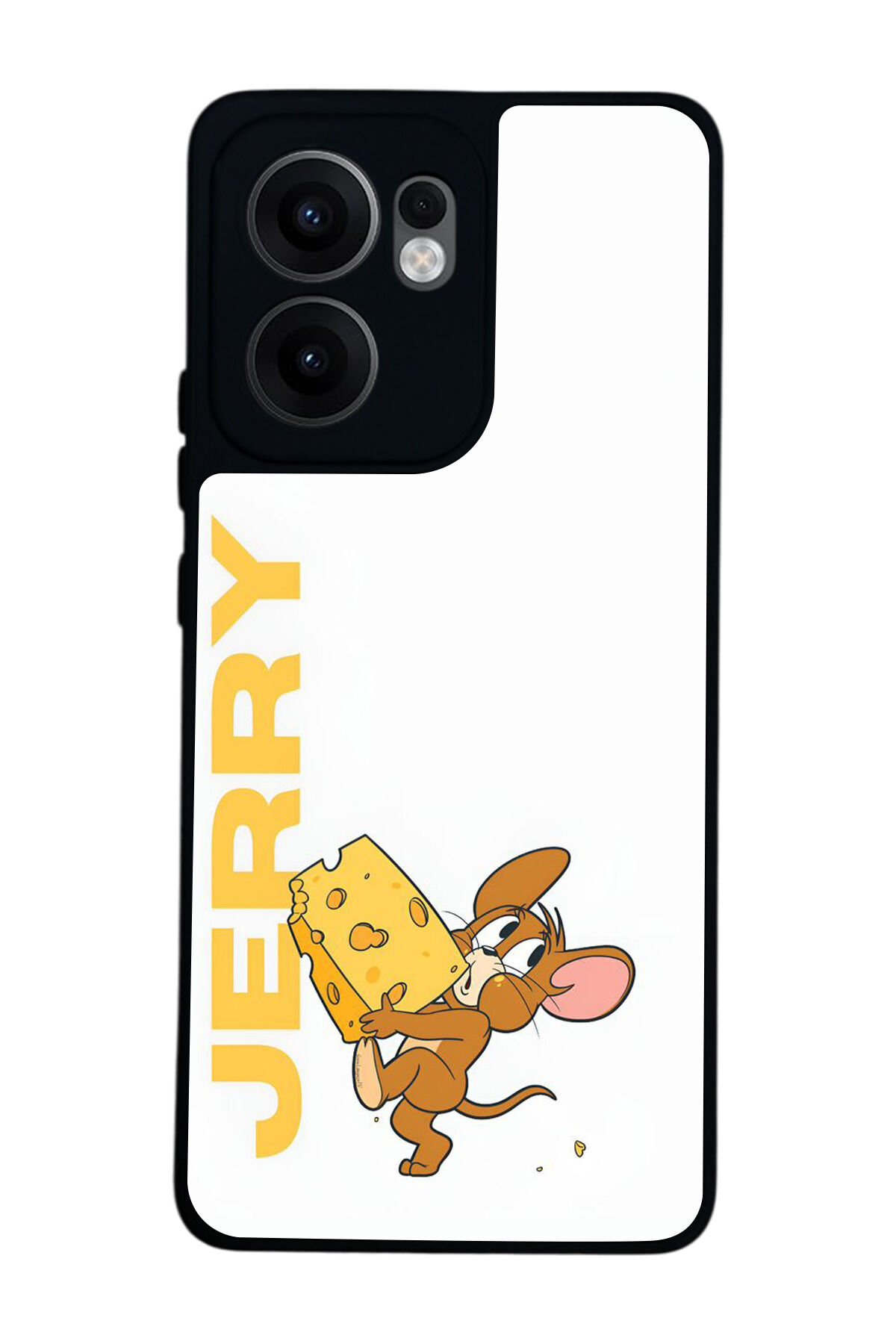 Oppo Reno 13F Uyumlu Tom And Jerry Tasarımlı Glossy Premium Kılıf