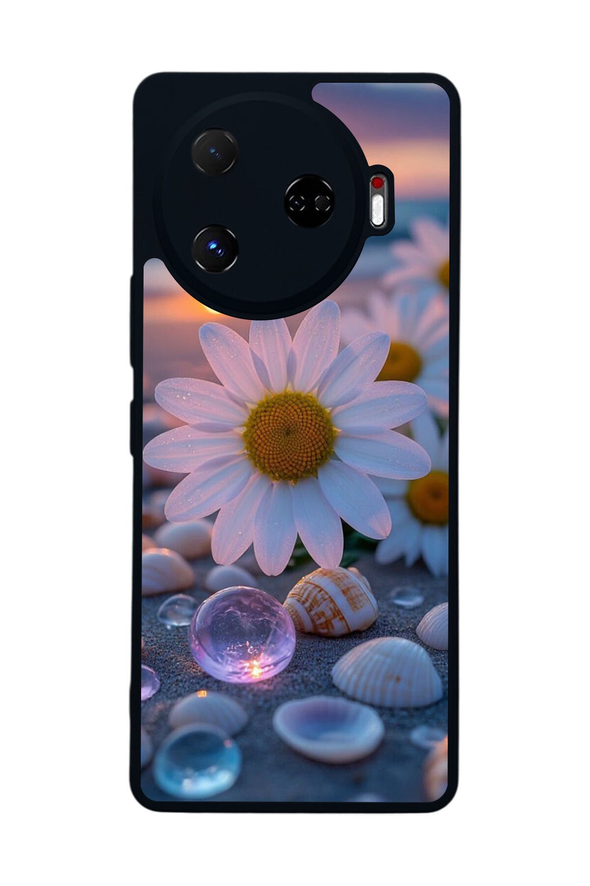 Tecno Camon 30 Pro Uyumlu Cicek Tasarımlı Glossy Premium Kılıf