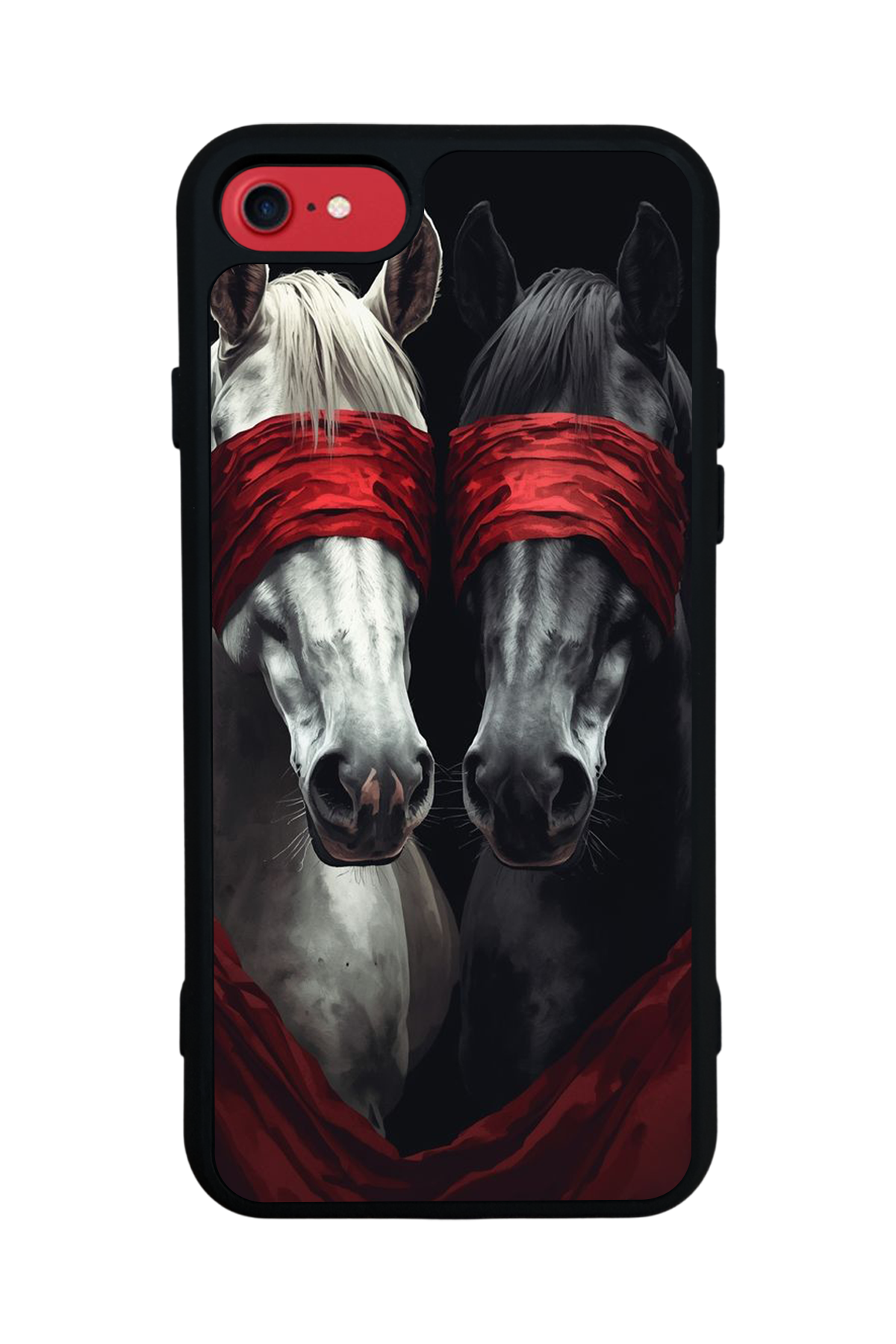 iPhone SE Uyumlu At Horse Tasarımlı Glossy Premium Kılıf