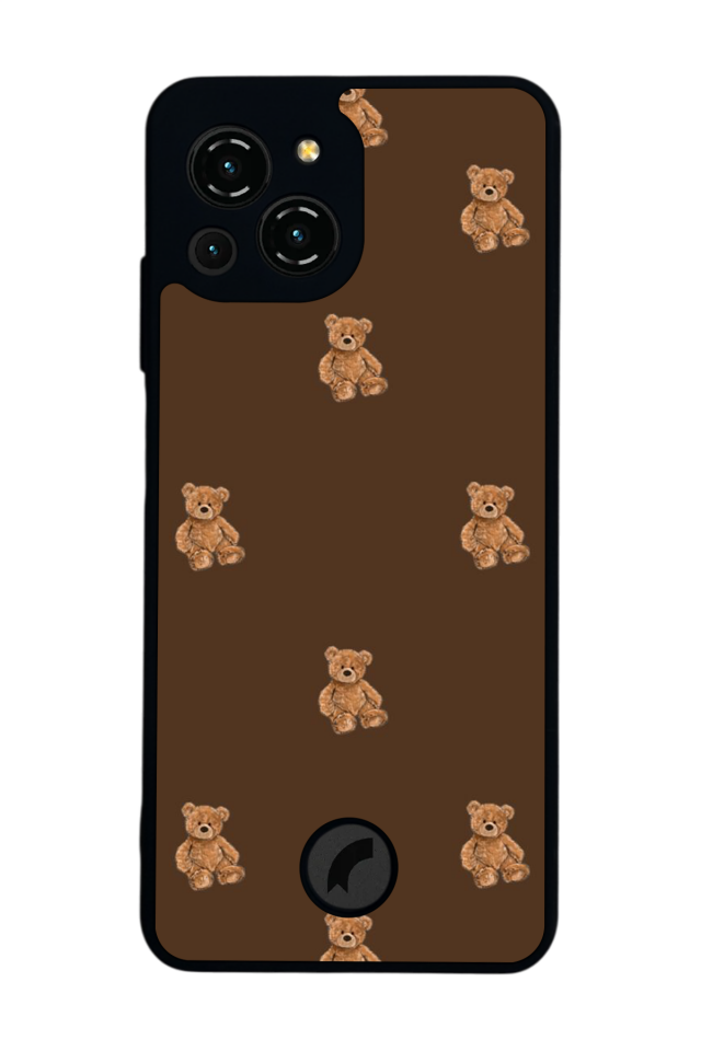 Reeder S23 Pro Max Uyumlu Ayı Tasarımlı Glossy Premium Kılıf