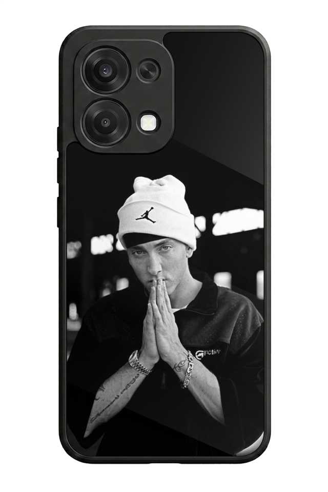 Oppo A6 Pro Uyumlu Eminem Tasarımlı Glossy Premium Kılıf