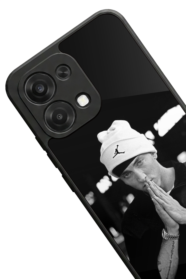 Oppo A6 Pro Uyumlu Eminem Tasarımlı Glossy Premium Kılıf