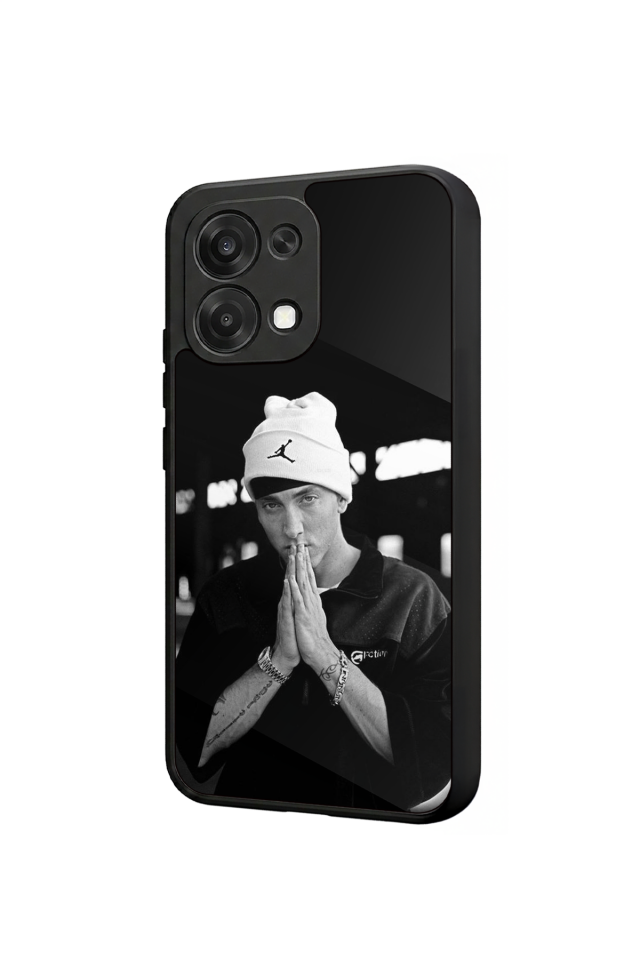 Oppo A6 Pro Uyumlu Eminem Tasarımlı Glossy Premium Kılıf