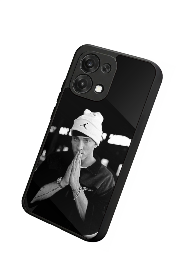 Oppo A6 Pro Uyumlu Eminem Tasarımlı Glossy Premium Kılıf