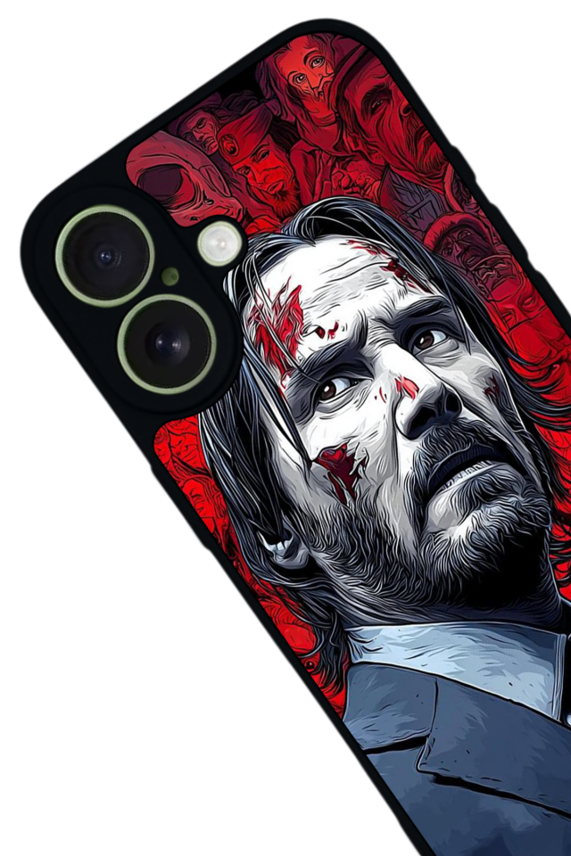 iPhone 17 Uyumlu JohnWick Tasarımlı Glossy Premium Kılıf