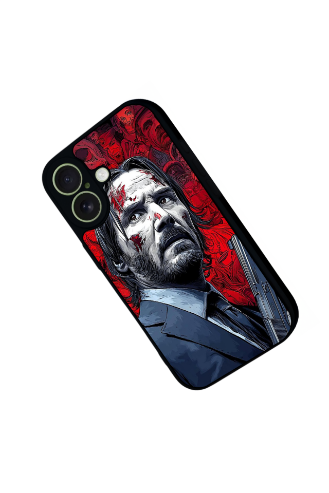 iPhone 17 Uyumlu JohnWick Tasarımlı Glossy Premium Kılıf