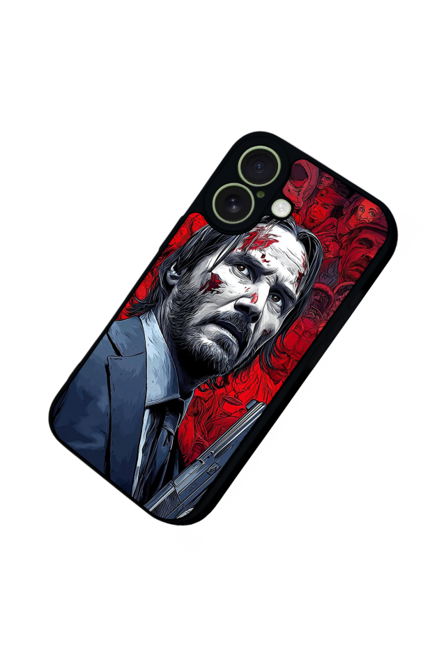 iPhone 17 Uyumlu JohnWick Tasarımlı Glossy Premium Kılıf