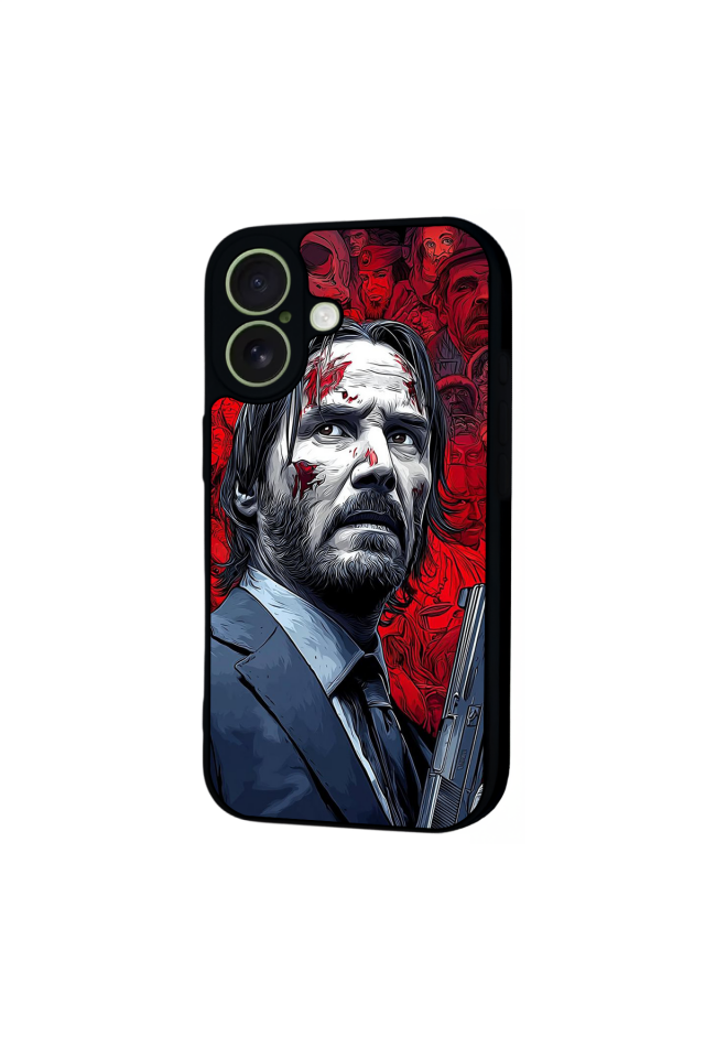 iPhone 17 Uyumlu JohnWick Tasarımlı Glossy Premium Kılıf