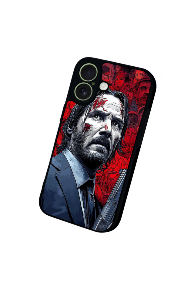 iPhone 17 Uyumlu JohnWick Tasarımlı Glossy Premium Kılıf